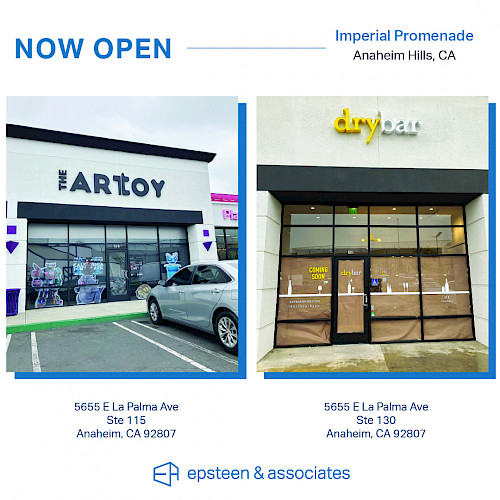 Drybar and Artoy Now Open at Imperial Promenade
