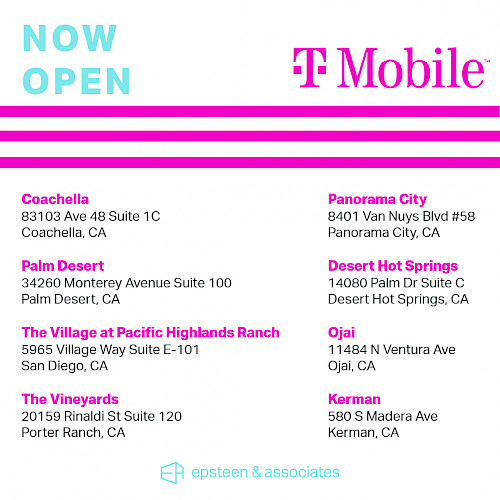 New T-Mobile Openings!